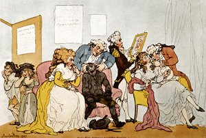 「歯の移植」、漫画 作： Thomas Rowlandson